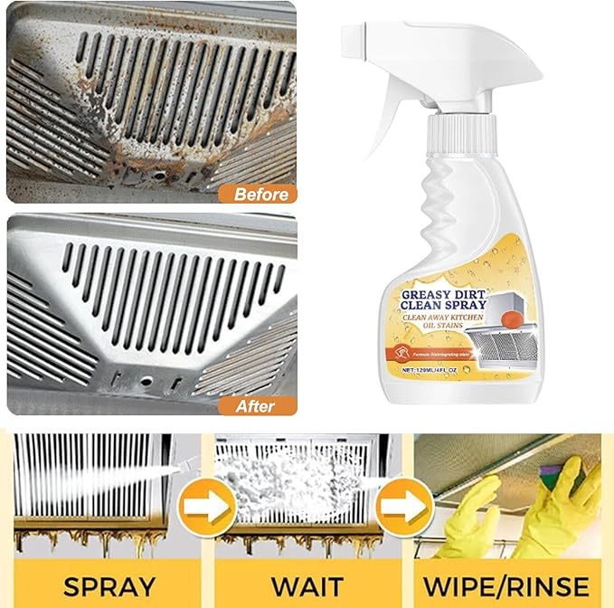 Levelarank Multifunctional Powerful Kitchen Foam Cleaner, Rotateepic Foam Cleaner, Multifunctional Powerful Kitchen foam cleaner, 2025 New All-Purpose Oil Stain Cleaning Spray, For kitchen (1)