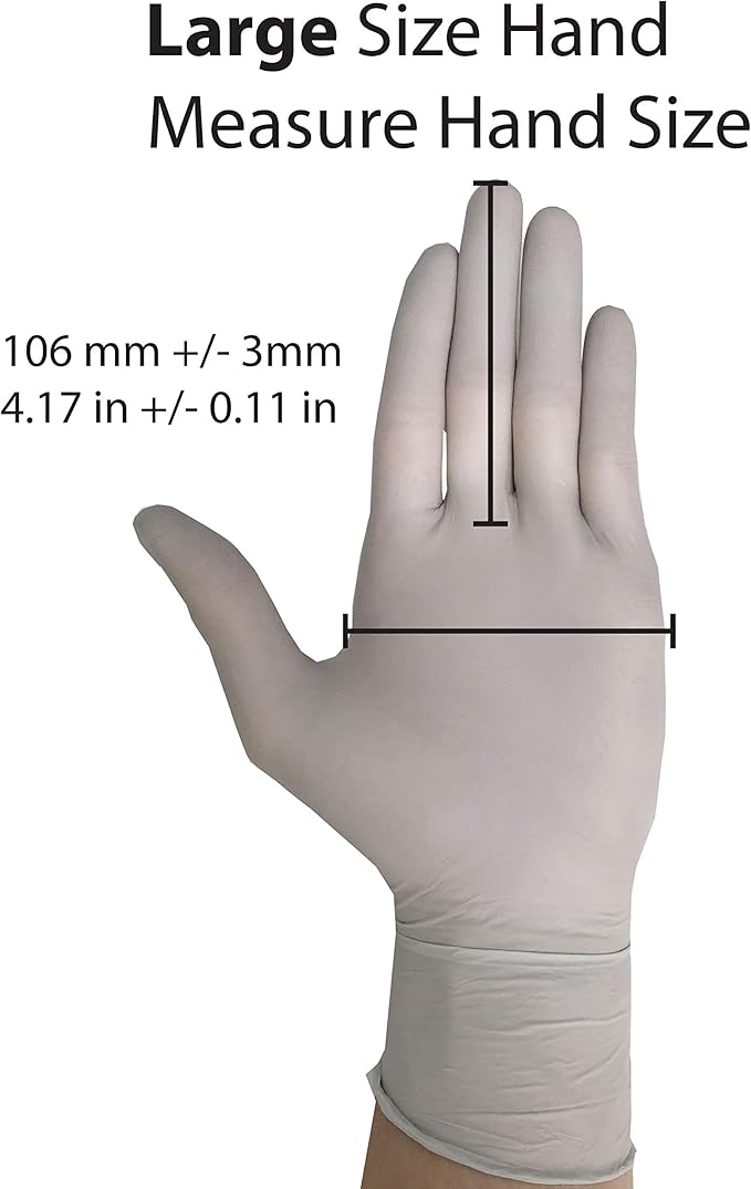 Disposable Gloves - Food Safe, Lite Duty Nitrile Gloves, Lite & Tough, (250 Count)