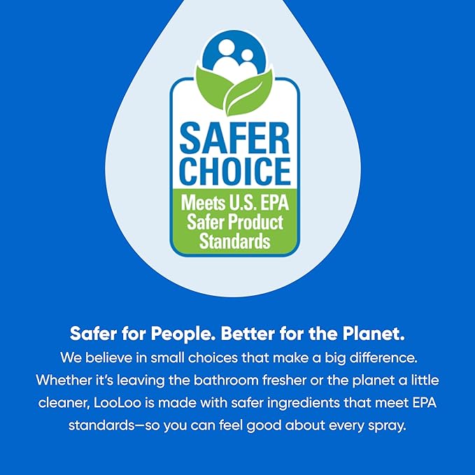 Loo Loo Touch Free Toilet Freshener Refills, Natural Essential Oils – Toilet Smell Eliminator, Bathroom Deodorizer, Air Freshener Spray for Bathroom, Warm Teakwood Fragrance, 2.0 Fl Oz