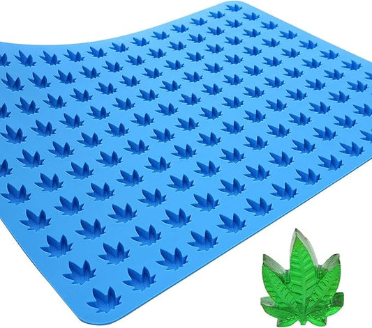 Marijuana Leaf Silicone Candy Mold - Half Sheet