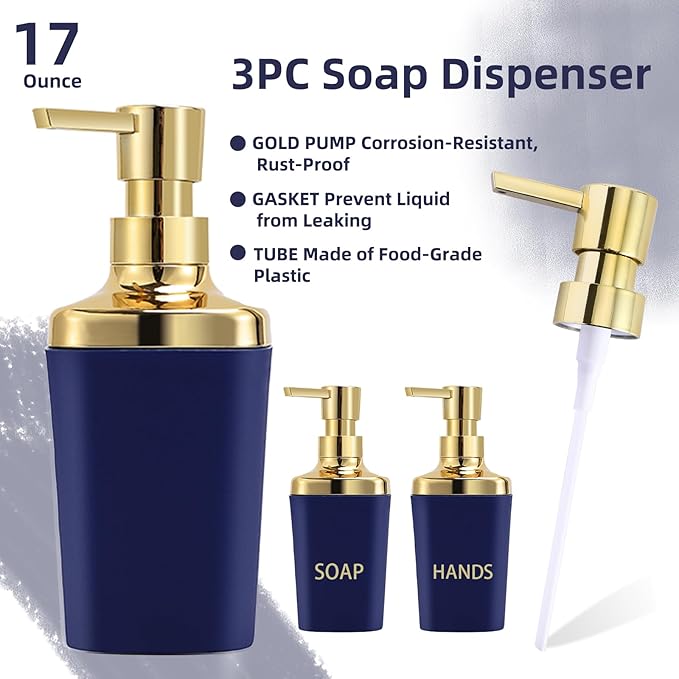 Small Bathroom Trash Can with Lid Soft Close, 1.8 Gallon Stainless Steel Garbage Can with Removable Inner Bucket,3PCS Soap Dispenser,75Count Trash Bag, Slim Step Pedal Trash Bins