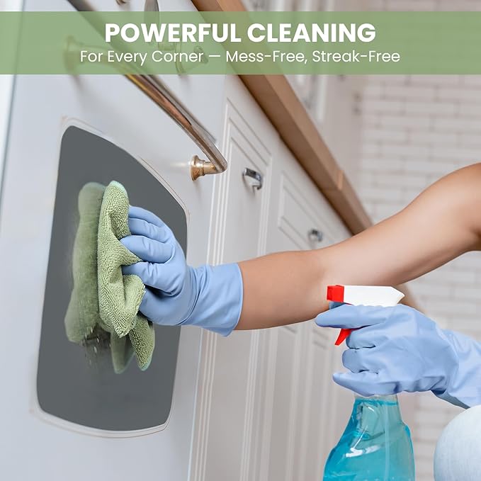 Microfiber Cleaning Cloth, 52 Pack Assorted Color Cleaning Rags for Housekeeping, Colorful Reusable Microfiber Towels for Car, Kitchen, Bathroom and Household Cleaning Supplies, 11.8"X11.8"