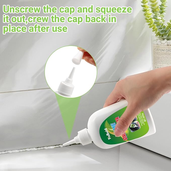 Home Remover Gel, Heavy Duty Stain Cleaner, Multi-Purpose Cleaner Applied to Refrigerator, Washer Rings and Caulk, 7.8 FL OZ