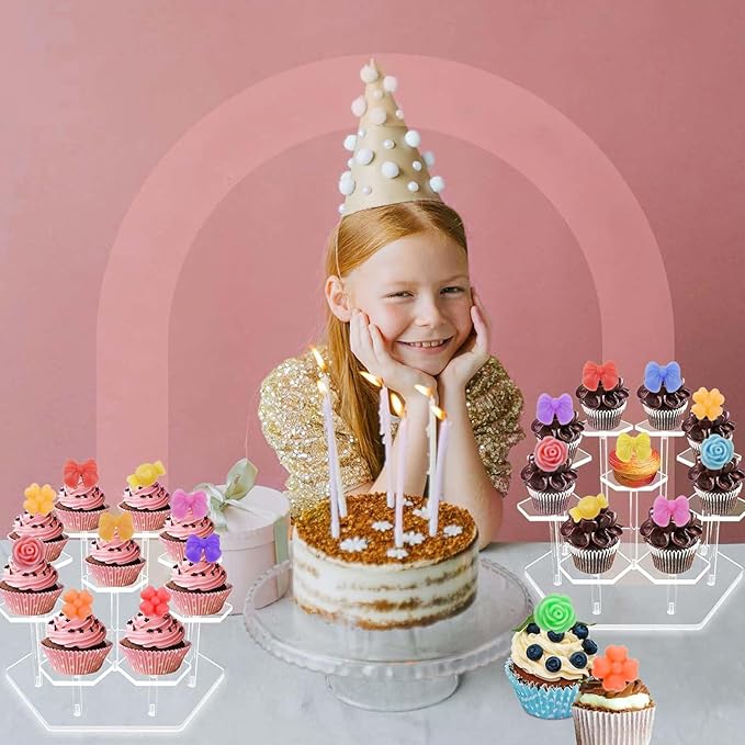 2 Pack Silicone Flower Candy Molds, Daisy Rose Tulip Floral Chocolate Molds with Flower Leaf & Bow Shapes for Baking, Soap, Jello, Ice Cubes, DIY Desserts and Crafts Making