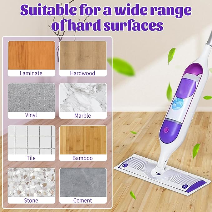 30 Pack Disposable Mop Pads Compatible with Swiffer Power Mop Pads Replacement for Swiffer Power Mop Refills, Multi-Surface Mopping Pad Refills, Wet Pads Refill for Floor Cleaning