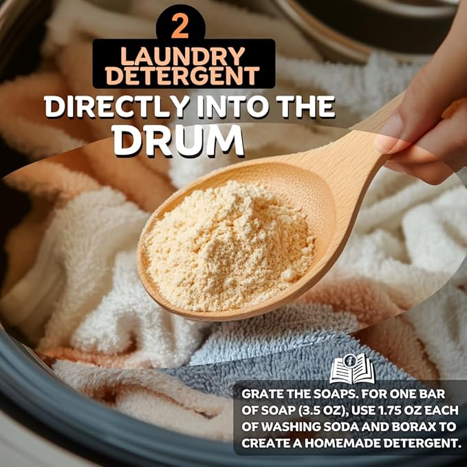 Kelebs Laundry Soap Bar - Hypoallergenic and Organic Citrus Formula for Sensitive Skin - Delicate Stain Remover for Clothes, Underwear, Collar - 7 Bars