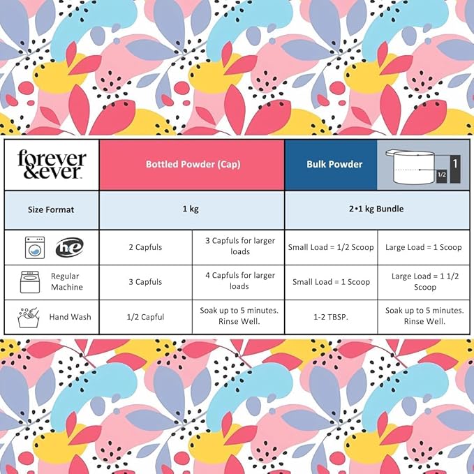 All Natural Laundry Detergent Powder, Gentle Clean Laundry Detergent, Enzyme Free, Plant Based, Biodegradable, Eco Friendly Washing Powder, High Efficiency Premium Wash, Soft Scented, 6.6lbs