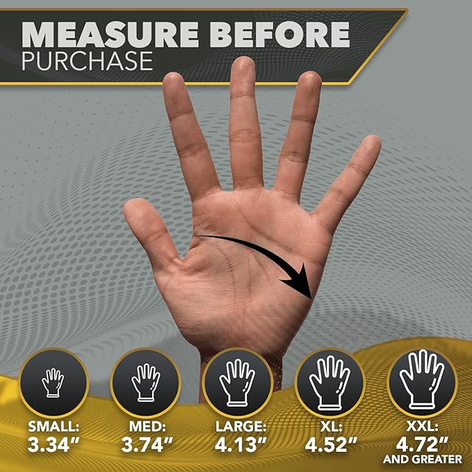 DAWG Black Nitrile Gloves, Disposable, Latex Free, Diamond Grip, Powder Free, Professional Grade