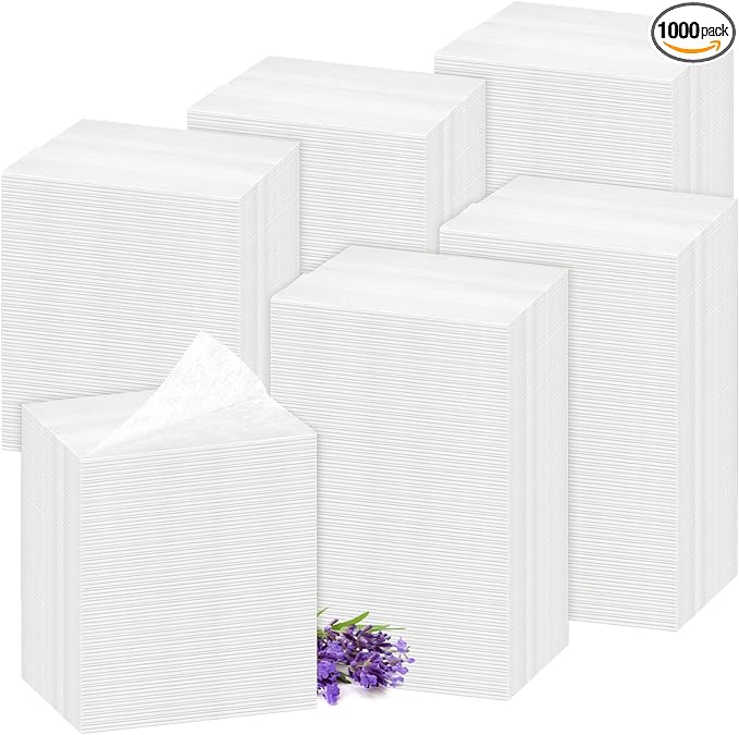 1000 Count Dryer Sheets Bulk Lavender Scent Fabric Softener Scent Dryer Sheets Naturally Softens and Removes Static Cling, Ideal for Large Households, Sensitive Skin