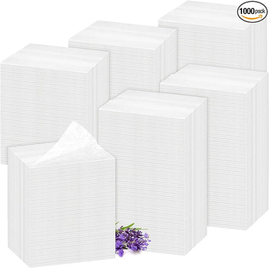 1000 Count Dryer Sheets Bulk Lavender Scent Fabric Softener Scent Dryer Sheets Naturally Softens and Removes Static Cling, Ideal for Large Households, Sensitive Skin