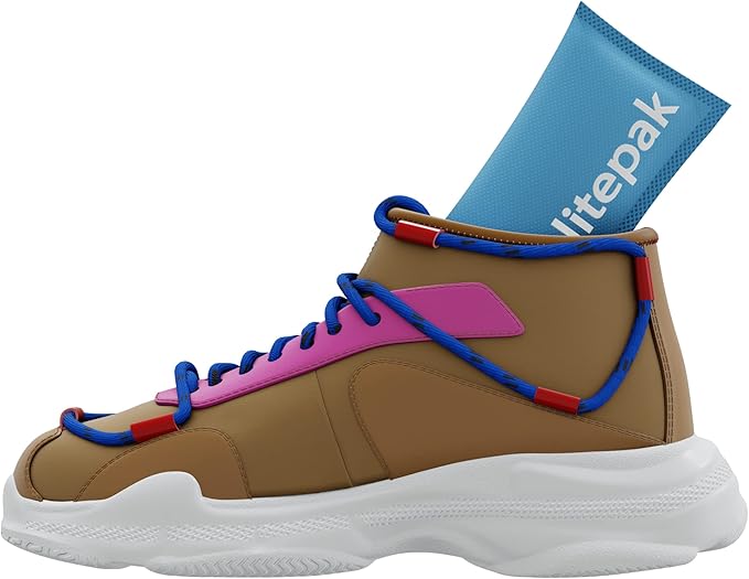 Litepak Shoe Deodorizer and Odor Eliminator Activated Charcoal Odor Absorber for Shoes and Gym Bags, Natural Bamboo Air Freshener for Boots, Closet Or Car (16 Pack)