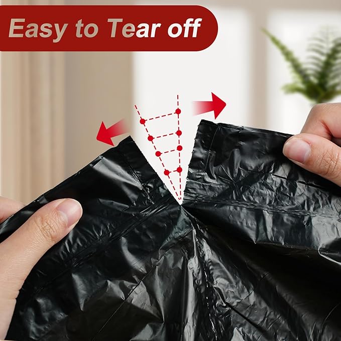 O2frepak 33 Gallon Drawstring Tall Kitchen Trash Bags,Clean Fresh Scent and Heavy Duty Garbage Bags(30 Count,80x100cm)