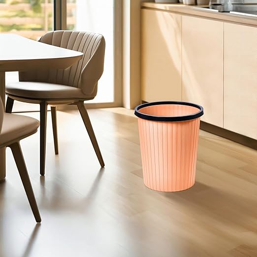 ZXJ Plastic Trash Can - 2 Gallon - Pink - Laundry Room,Bathroom,Kitchen,Office,Dormitory,Camping,Kids Room