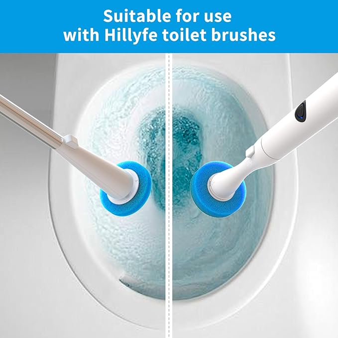 36-Piece Toilet Wand Refills, Disposable Toilet Bowl Cleaner Wand Compatible with Most Toilet Brushes,Disposable Toilet Brush Refill for Bathroom Cleaning