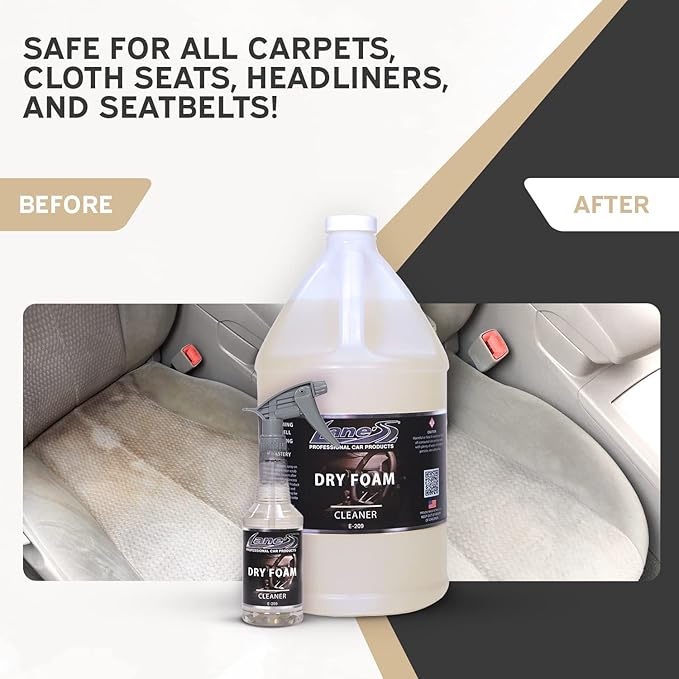 LANE'S Carpet Cleaner Spray- Carpet Cleaner Foam, Removes Odor, Fights Tough Dirt and Stains, Professional Grade Cleaning Spray- 32 Oz