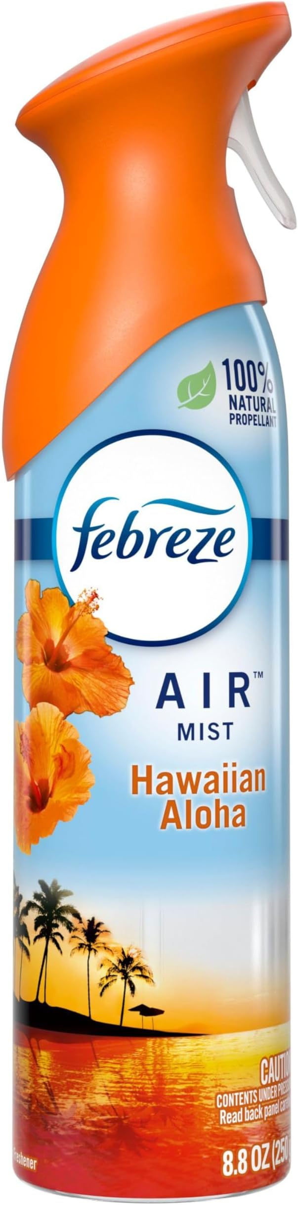 Febreze Air Freshener and Odor Fighter Spray, Hawaiian Aloha Scent, 8.8 Oz (Pack of 6)