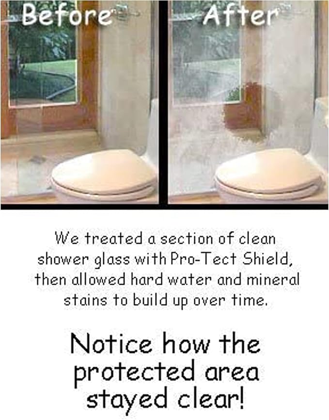 BRING IT ON! CLEANER Hard Water Stain Remover Sealant 16oz, Water Spots on Glass, Hard Water Buildup.