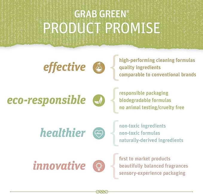 Grab Green Stoneworks Laundry Detergent Pods Sample Kit, 10 Count, Birch Branch, Fragrance Free Rain, Oak Tree, Olive Leaf, Rose Petal Scents, Plant a