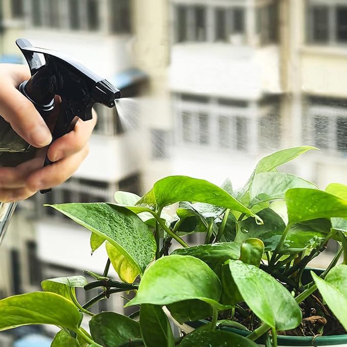 30 Pack Spray Bottle Nozzles, Heavy-Duty Stream Trigger Spray Nozzle Replacement Parts Adjustable Head Sprayer with Mist Stream Sprayer Fits 8oz /16oz Spray Bottles Round 28/400 Neck Bottles (Black)