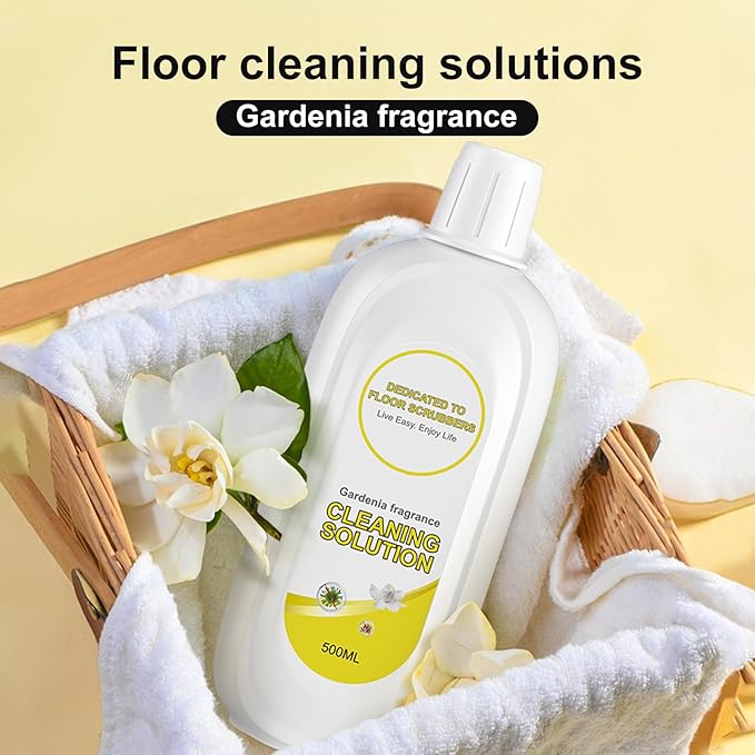 Floor Cleaning Solution Compatible With Tineco, Deep Cleans for Multiple Hard Floors, Suitable With All Robot Vacuums with Mopping and Cordless Wet/Dry Vacuum Mop (Gardenia 1 Bottle)