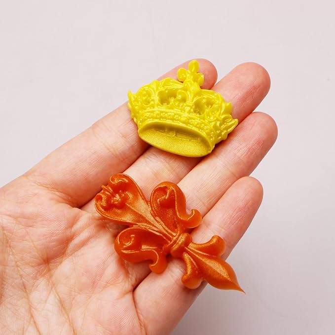 Baroque Mirror Frame Silicone Fondant Molds European Vintage Crown Cake Decoration Molds for Anniversary Weddings Bridal Shower Chocolate Candy Sugar Gum Paste Butter Resin Cookies Polymer Clay