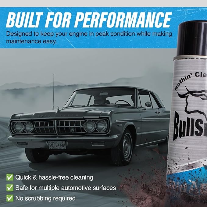 RidABull Engine Degreaser- Premium Cleaner – Heavy Duty Automotive Degreaser for Engine Bay, Car, and Automotive Parts – 16oz Spray