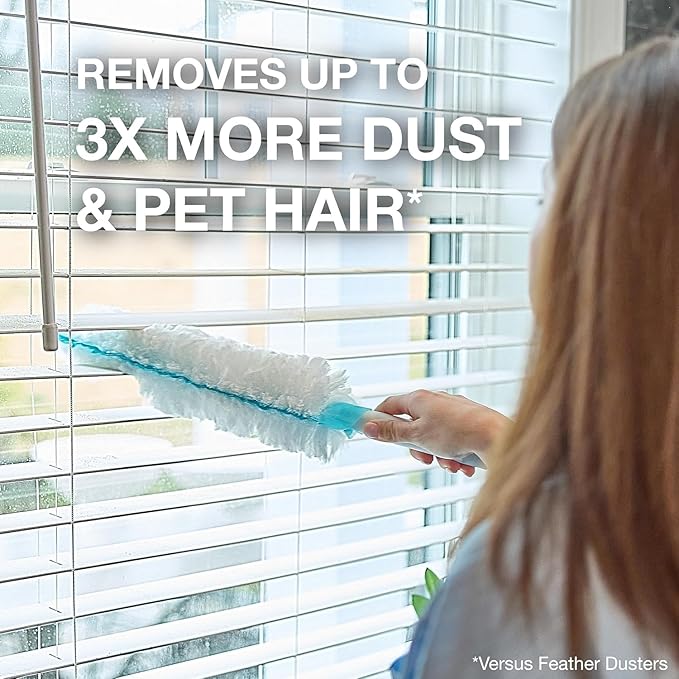 Bona Disposable Duster Refills - 9 Pack - High Performance Dusting System - Microfiber Dusters Remove Dust and Pet Hair for Quick Spot Cleaning