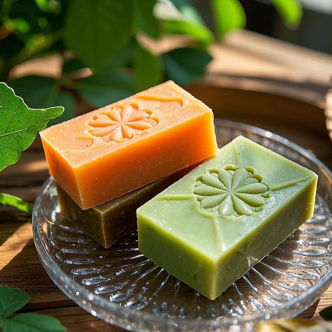 2 Pack 42oz Flexible Rectangular Silicone Soap Mold, Soap Loaf Mold with Wooden Box for Soap Making, Candle, Cake, Pudding, Chocolates, Green