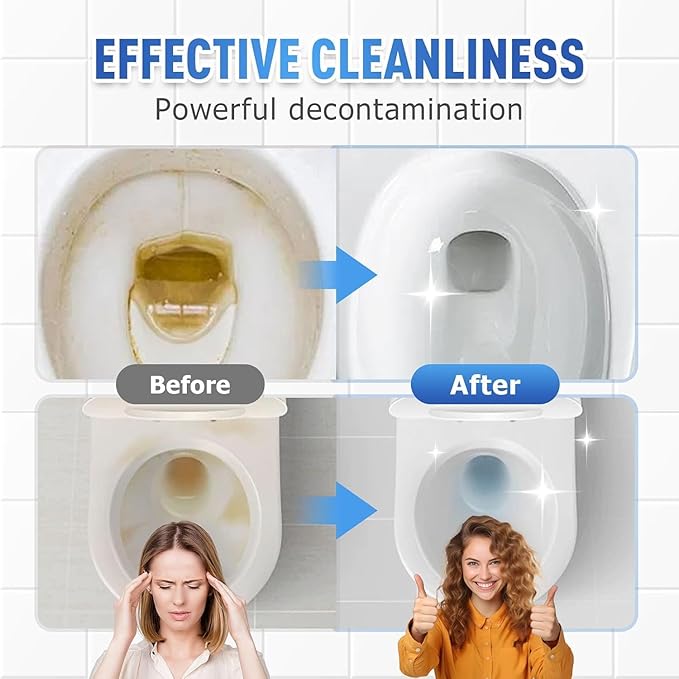 2pcs Foam Toilet Cleaner, 2025 New Powerful Toilet Bowl Cleaner, Advanced Home Bathroom Cleaning Solution，Powerful Instant Bowl Cleaner for Toilets & Squatting Pans