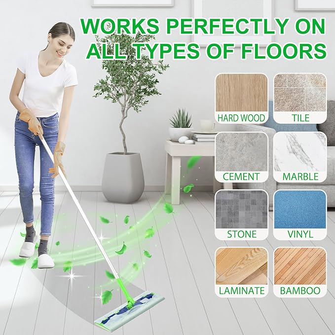 20 Count XL Wet Pads Refills for Swiffer Sweeper XL Mop, Disposable X-Large Wet Mopping Cloths, Extra Large Size Pads Refill for Multi-Surface Floor Cleaning