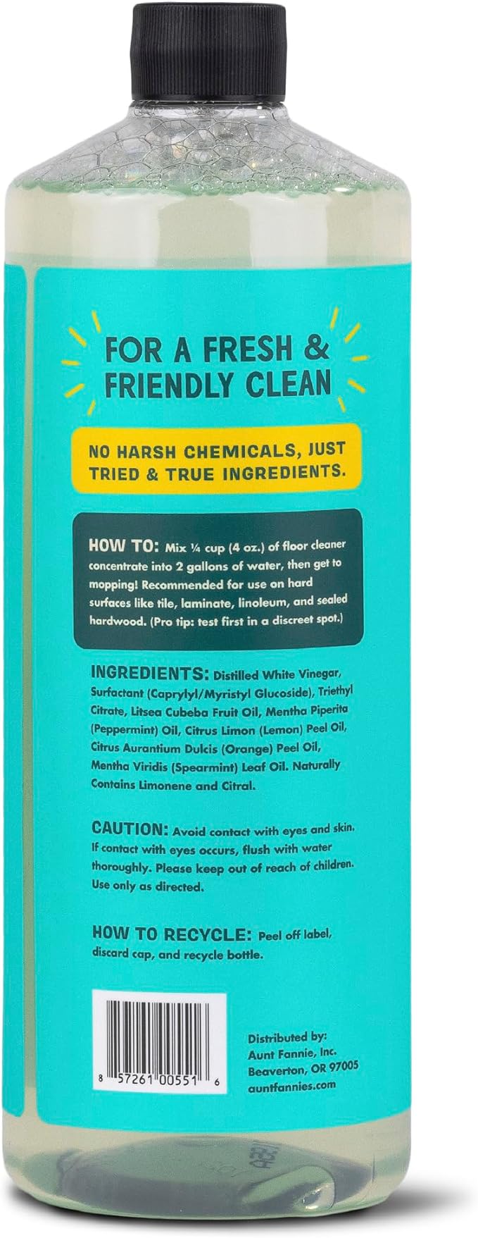 Aunt Fannie's Bundle: Floor Cleaner Vinegar Wash (Lemon) + Hardwood Floor Cleaner (Lemon)