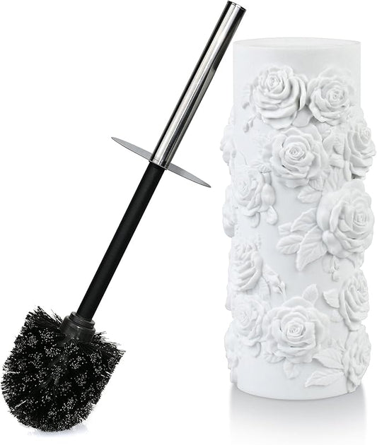 Toilet Brush and Holder Set for Bathroom, Stylish and Durable Cleaning Tool with Modern Design, Compact for Efficient Cleaning