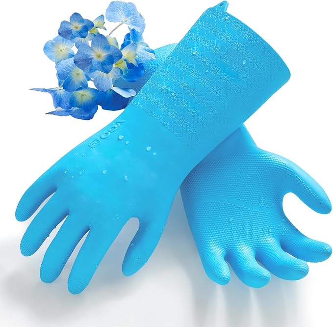 Vgo... Food Handling Gloves,Food Grade TPE,5X Durable for Meat Packing,Commercial Kitchens,Baking(TP1117)