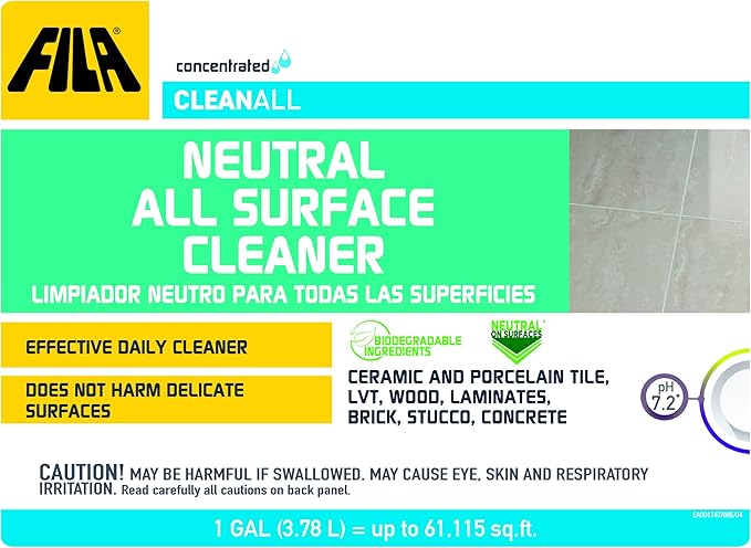 FILA Surface Care Solutions CLEANALL Neutral All Surface Cleaner, 1 Gallon