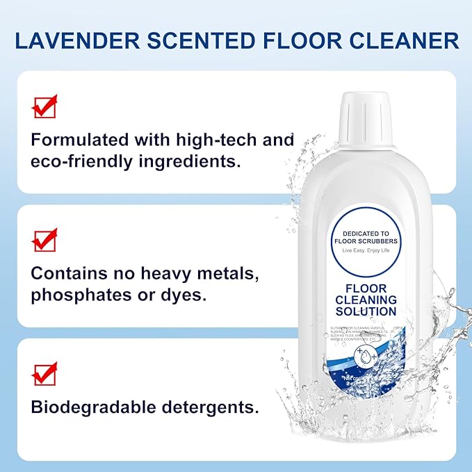 Floor Cleaning Solution Compatible With Tineco Cleaning Solution, Deep Clean For Floors, Child And Pet Friendly, Dissolve Grease And Stubborn Dirt, Suitable with Tineco All Vacuum Mops