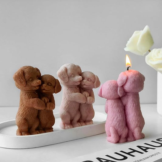 Dog Resin Casting Mold - Animal Silicone Mold for Candle Making & Home Decor