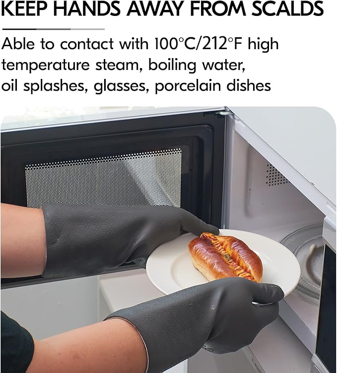 Vgo... Men's Work Gloves,Abrasion & Tear Resistant,for Construction, Cement, Sewage, Drain Cleaning & Rough Tasks(TP1117)