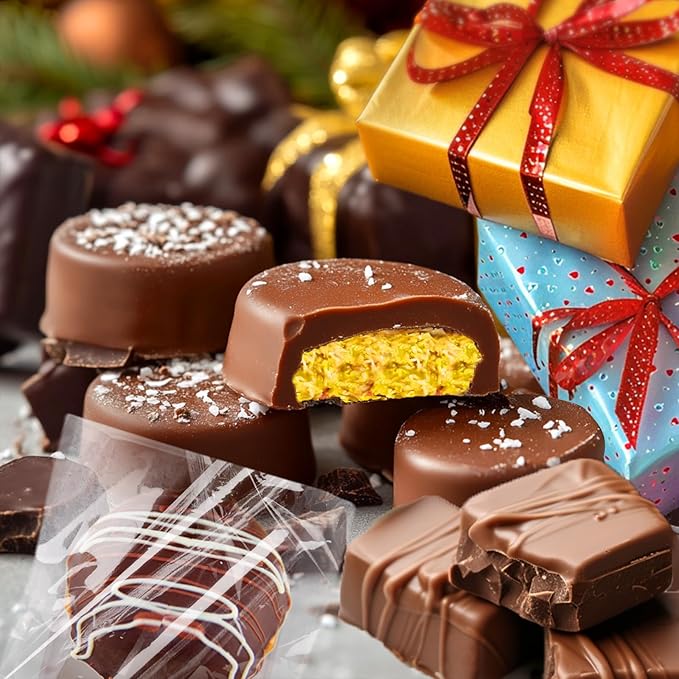 Mity rain Chocolate Bar Mold Deep, Silicone Dubai Chocolate Bar Pistachio Molds with Bags Scraper, Round Fix Chocolate Bar Dubai Candy Bar Mold for Filling Knafeh Pistachio Cream（2pc）