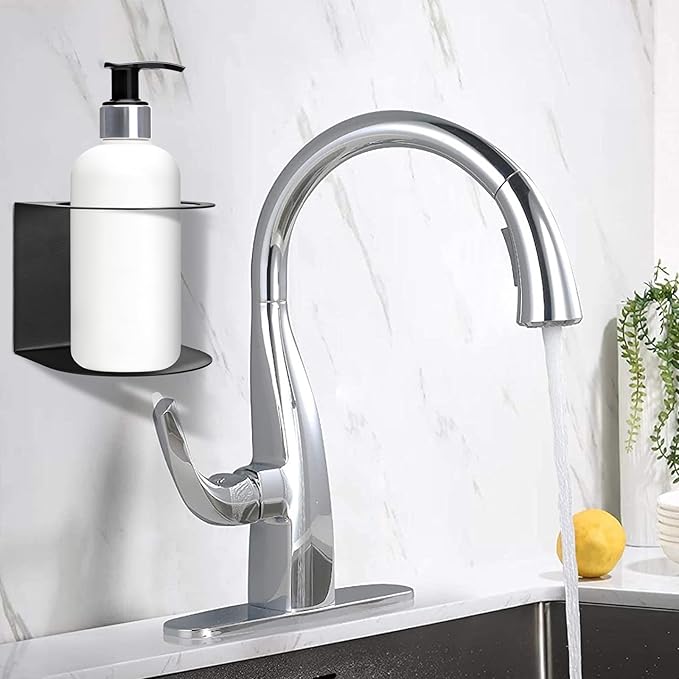 4 Pack Spray Bottle Holders, Wall Mount Bottle Steel Organizer Heavy Duty Paint Spray Can Holder Rack with Hardware Easy Install for Garage Home Workspace, Black