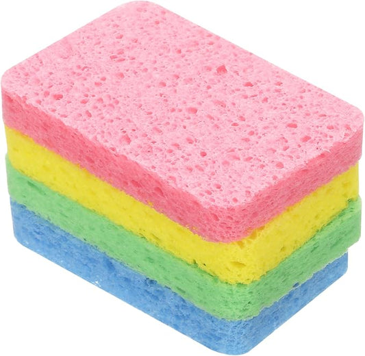 HARFINGTON 20pcs Kitchen Sponges Compressed Non-Scratch Scrub Sponge Dual Sided Cleaning Sponges for Household Use for Kitchen Household Bathroom