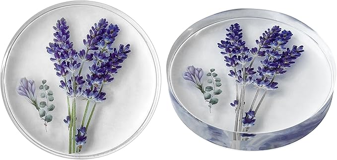 Deep Round Silicone Coaster Molds - Extra Deep Resin Coaster Kit