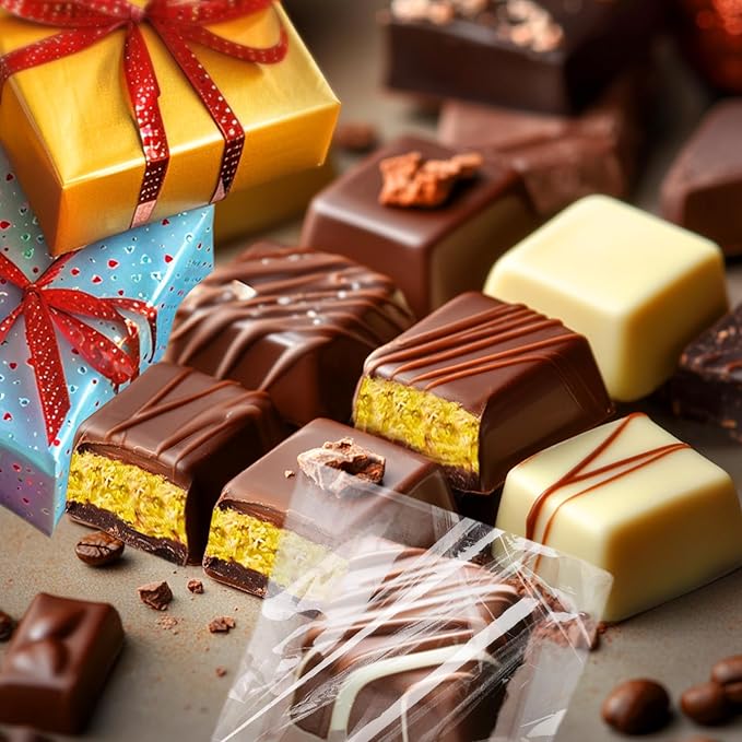 Mity rain Chocolate Bar Mold Deep, Silicone Dubai Chocolate Bar Pistachio Molds with Bags Scraper, Square Fix Chocolate Bar Dubai Candy Bar Mold for Filling Knafeh Pistachio Cream（1pc）