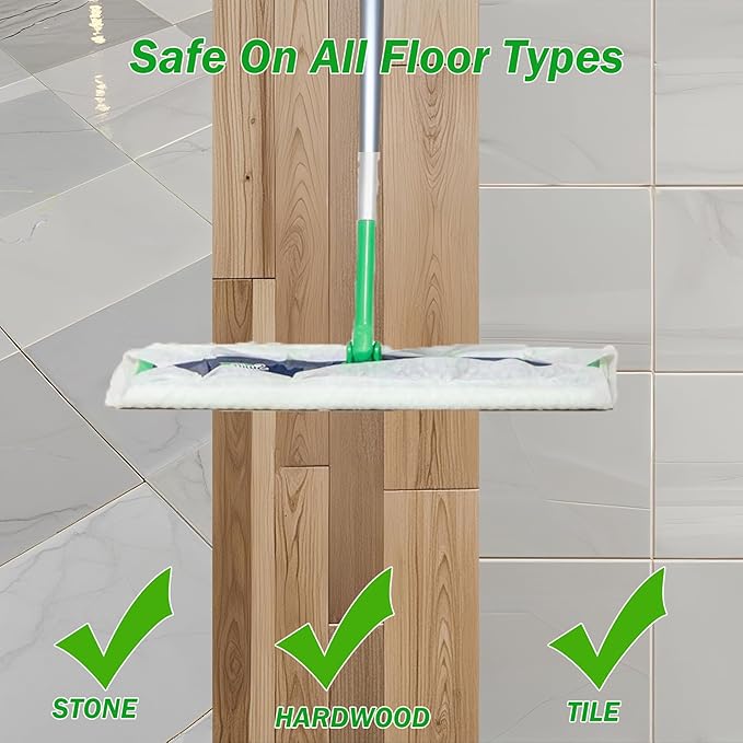 XL Dry Sweeping Cloth Refills for Swiffer Sweeper X-Large Mop, XL Disposable Dry Pads Refills, Pet Hair Dust Heavy Duty Dry Floor Cloth Refills for Floor Sweeping and Cleaning, 60 Count