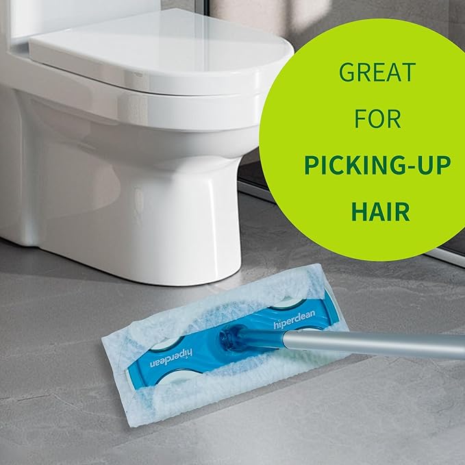 Dr.Easy Dry Sweeping Cloths,72ct Disposable Mopping Pads Refil Pack,fits SWIFFER Sweeper and Other Electrostatic Mop Heads for Floor Mopping and Cleaning.Bigger Size 8x11in,Catch& Lock Dirt & Hair.