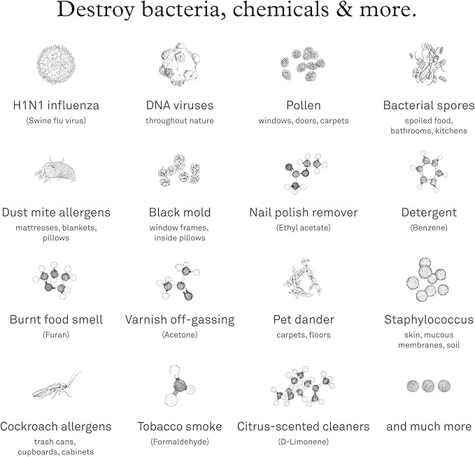 Molekule Air Pro Air Purifier - Purifies Rooms Up to 1000 Sq Ft with High Foot Traffic - FDA Cleared for Destruction of Viruses, Bacteria & Mold - Silver