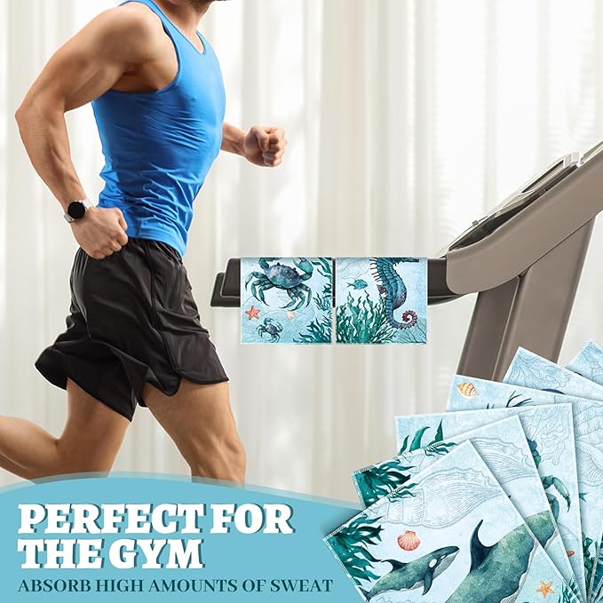 36 Pack Reusable Cleaning Cloths Washable Cotton Kitchen Towels for Home