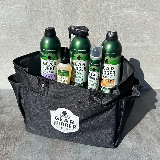Gear Hugger Go-Bag - Lubricant, Degreaser, Dry Bike Lubricant & Rust Remover - Eco-Friendly, Garage Door Lubricant, Heavy Duty Oven Cleaner & Rust Protection - Plant-Based, No Petroleum, No PTFE