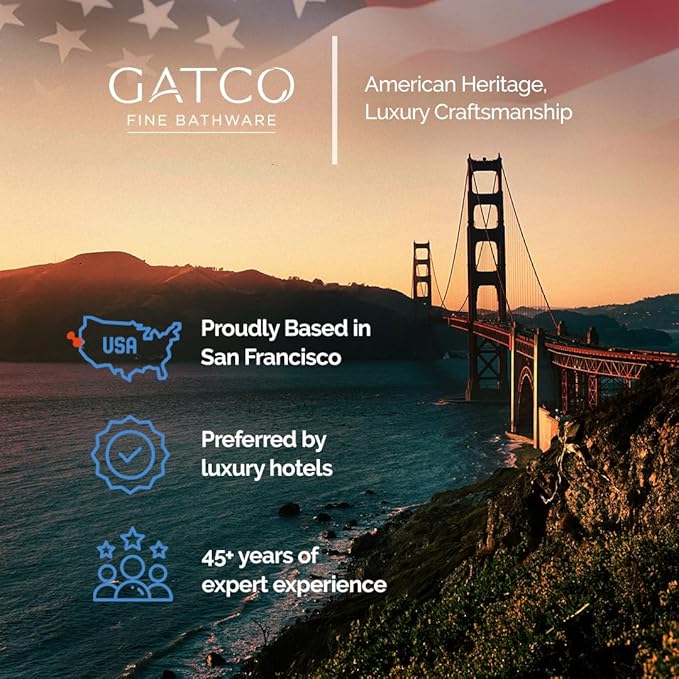 Gatco Modern Square Waste Basket and Toilet Brush Set, Satin Nickel - Stainless Steel Trash Can with Removable Lid, Leakproof, 3 Gallon Capacity for Bathroom, Bedroom, Kitchen, or Office