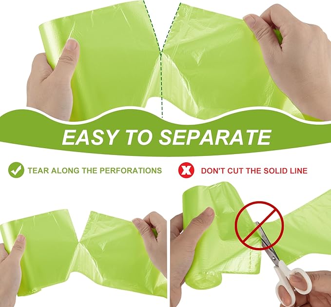 Magesh 105 Count 4 Gallon Small Trash Bags, Green, Transparent, Durable, Leak-Proof, Unscented, Easy to Use, Versatile, Outstanding Customer Service