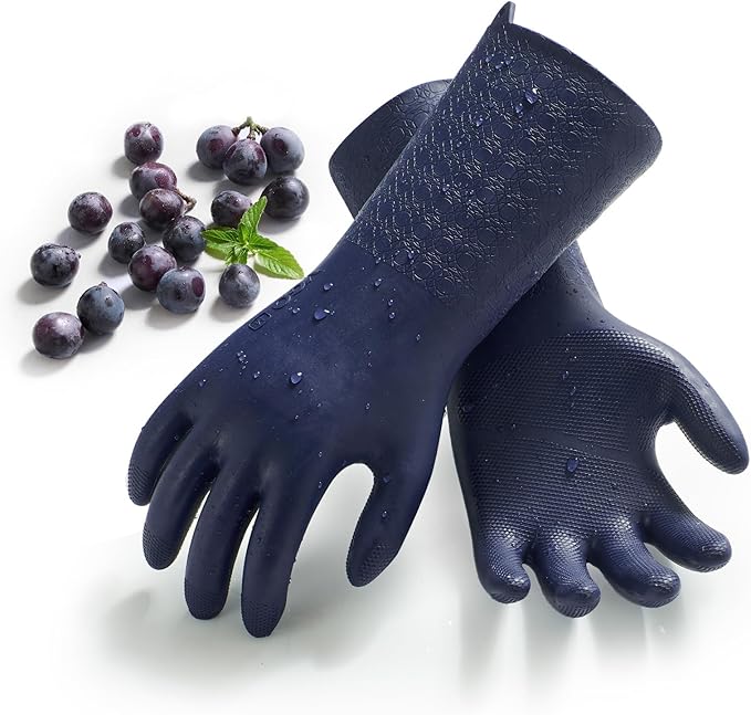 Vgo... Food Handling Gloves,Food Grade TPE,5X Durable for Meat Packing,Commercial Kitchens,Baking(TP1117)